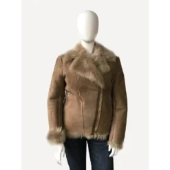G-Gator Ladies Genuine Toscana Shearling Motorcycle Jacket 1330.