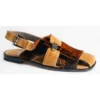 Mauri "1615/1" Light Rust Genuine Tejus / Pony Sandals.