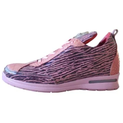 Fennix Italy "Alex" Pink / Black Genuine Alligator / Calfskin Sneakers