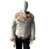 G-Gator Ladies Genuine Sheepskin Leather / Toscana Fur Motorcycle Jacket 1005-1.