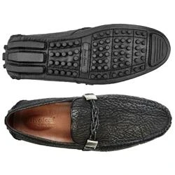 Belvedere "Zante" Black Genuine Shark Loafer Shoes 24V. - Image 2