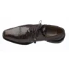 Ferrini 216/M Chocolate Genuine Alligator Shoes.