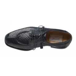 Ferrini 3520 Navy Genuine Alligator Shoes.