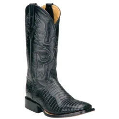 Ferrini Ladies 81193-04 Black Genuine Lizard Boots