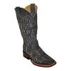 Ferrini Ladies 83093-56 Slate Genuine "Laser Angel Cross" Design Cowgirl Boots