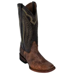 Ferrini Ladies 83993-09 Chocolate Genuine Cowhide Leather S-Toe Cowboy Boots.
