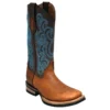 Ferrini Ladies 85093-10 Brown Genuine Cowhide Leather S-Toe Cowboy Boots.