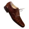Mauri "Suspense" 2704 Gold Genuine Baby Alligator Oxford Shoes.