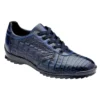Belvedere "Germano" Antique Ocean Genuine Crocodile / Calfskin Sneakers.