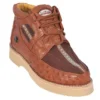 Los Altos Cognac Genuine Stingray / Ostrich Casual Shoes ZA051103