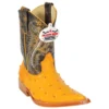 Los Altos Kid's Buttercup All-Over Ostrich Print 3X Toe Cowboy Boots 3450302