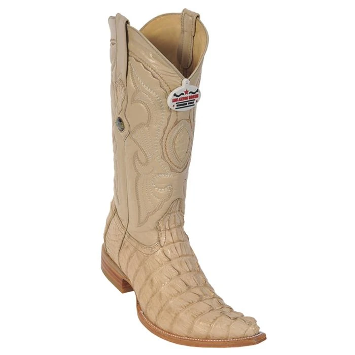 Los Altos Oryx All-Over Genuine Crocodile Tail 3X Toe Cowboy Boots 950111