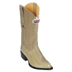 Los Altos Oryx Genuine All-Over Ostrich Leg J-Toe Cowboy Boots 990511