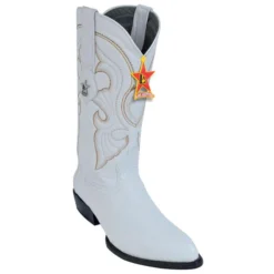 Los Altos White Genuine All-Over Lizard J-Toe Cowboy Boots 990628