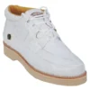 Los Altos White Genuine All-Over Ostrich Casual Shoes ZA060328