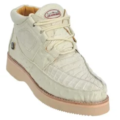 Los Altos Winterwhite Genuine Crocodile / Ostrich Casual Shoes ZA050204