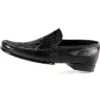 Mauri "12400" Black Genuine All Over Alligator Black Loafer Shoes
