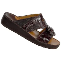 Mauri 1564 Sport Rust Genuine Baby Crocodile / Pecary Platform Sandals
