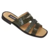 Mauri "1829" Money Genuine Lizard / Wood 641 Perforated Sandals