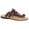 Mauri "1873" Sport Rust Genuine Python / Beige-Brown Arco Sandals.