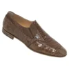 Mauri "4693" Tabac Genuine Ostrich Leg / Ostrich Dressy Loafer Shoes