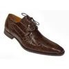 Mauri 53156 Sport Rust Genuine All-Over Alligator Belly Skin Shoes.