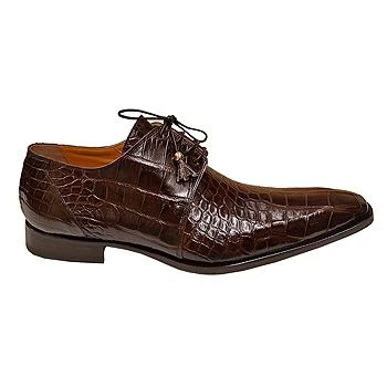 Mauri 53156 Sport Rust Genuine All-Over Alligator Belly Skin Shoes. - Image 3