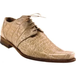 Mauri "Attitude" 42710 Champagne Genuine Alligator / Baby Crocodile Shoes