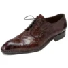 Mauri "Bastioni" 1087 Sport Rust All-Over Genuine Alligator Shoes