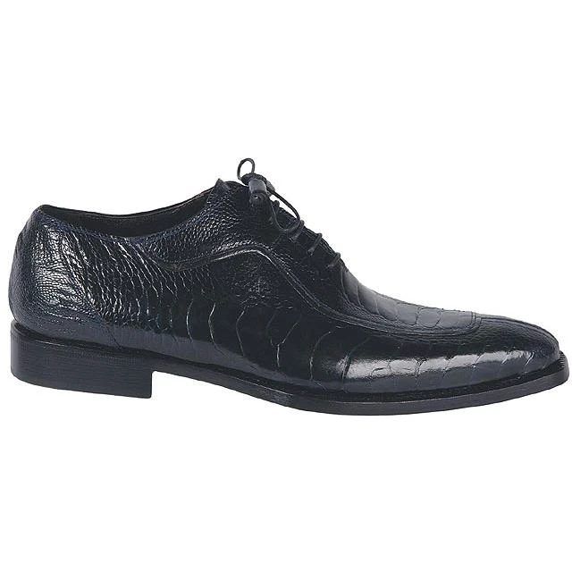 Mauri "Bellini" 4354/2 Navy Genuine All Over Ostrich Leg Shoes