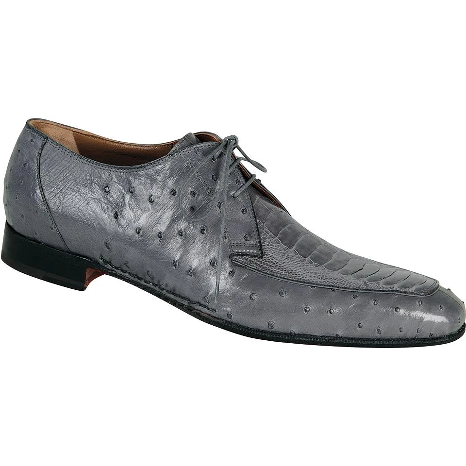 Mauri "Club" 1000 Grey Ostrich/Ostrich Leg Shoes