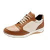 Mauri "Creme" 54330 Cognac / Corn Genuine Baby Crocodile Calf Leather Sneakers