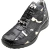 Mauri "Live Set" 8751 Black / White Genuine Crocodile / Ostrich Sneakers