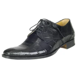 Mauri M508 Black Genuine All-Over Alligator Shoes