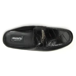 Mauri "Messere" 3445 Black Genuine Nappa / Alligator Casual Shoes