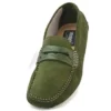 Mauri "Palio" 9247 Forest Green Genuine Ostrich Suede Shoes