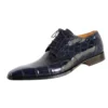 Mauri Navy Genuine Alligator Oxford Shoes 53127.
