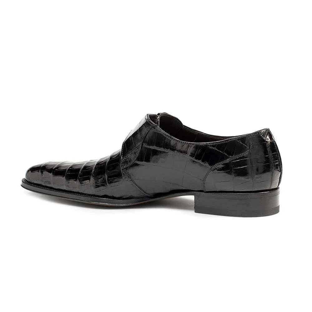 Mezlan "Moscow" Black All-Over Genuine Alligator Shoes 4574-J - Image 4