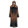 Winter Fur Ladies Whiskey Full Skin Mink 7/8 Coat W59F06WKT